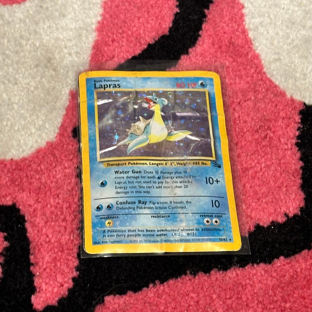 Lapras #10 – Pokémon Fossil [Holo] – As Pictured